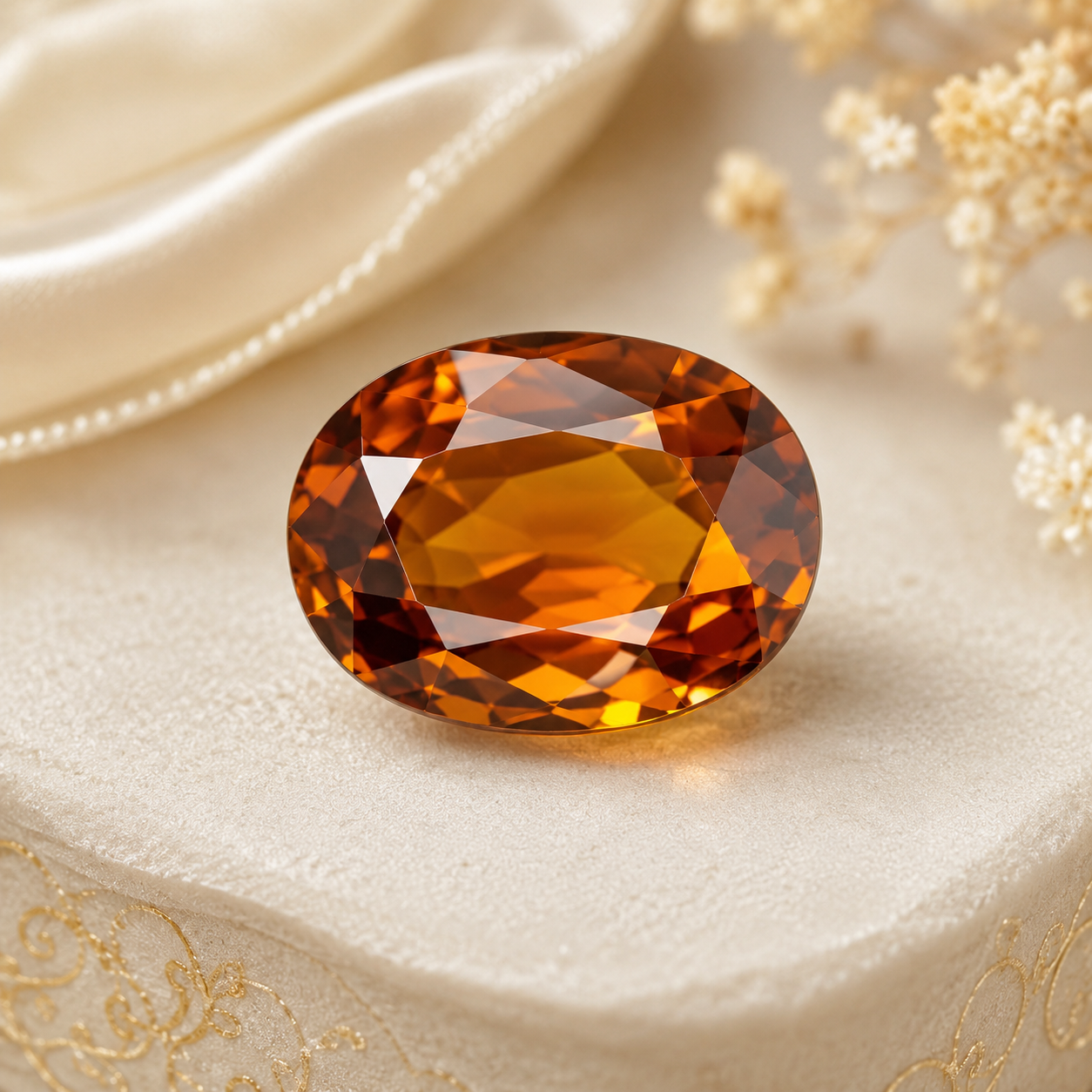 Gomed (Zircon) — Gemstones by Laxmi Gold Palace, Kolkata